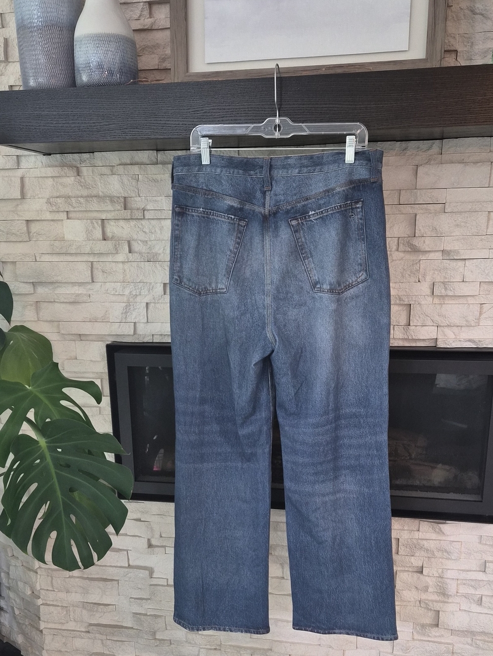 Rag & Bone Miramar Sofie Wide Leg Pants Cotton Terry Jeans Size 30 - Picture 6 of 7